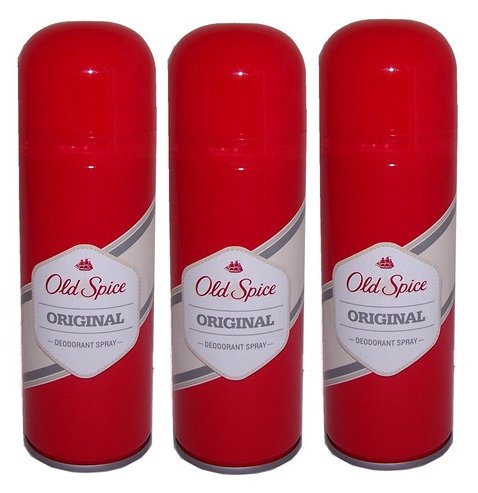 Old Spice Original Deodorant Body Spray (3 Pack) 3 X 150Ml Each