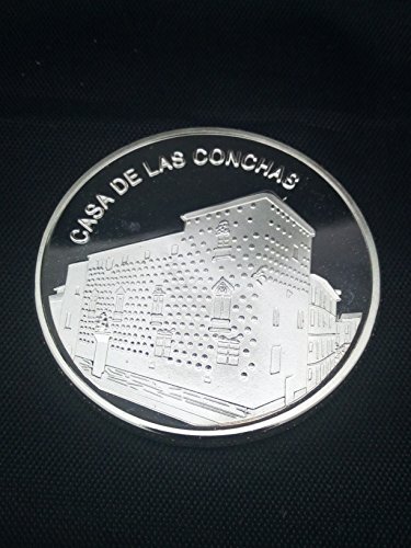 Moneda bañada en plata Casa de las Conchas Salamanca