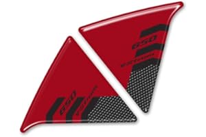 ‎RESIN BIKE Resin Bike Aufkleber für Motorrad Kompatibel mit Suzuki V-Strom 650 2017-2018. Armaturenbrettschutz vor Stößen und Kratzern. 3D-Harzklebstoff – Stickers - Made in Italy