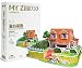 Produktbild Bauernhof Spaß Einpflanzen 3D puzzle kleine Farm Vorteile DIY Papier Architekturmodell von geistiges Kind Spielzeug (Liebe-Garten)