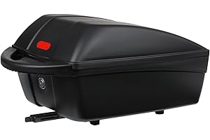 POLISPORT 8870100002 – Coffre arrière vélo 11L, verrouillable et étanche, Mallette Robuste pour vélo, Compatible avec Porte-Bagages MIK & MIK-HD SnapLock, Noir