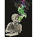 Produktbild Just Funky Albert Einstein Smoke Galaxy 45"x60" Throw Blanket