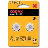 Kodak 2 Ultra Lithium CR2025 Money Batteries