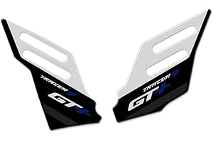 AZGRAPHISHOP Protections pour batteur en résine 3D compatible avec Yamaha Tracer 9 GT+ 2023 ADB-014 (Bleu)