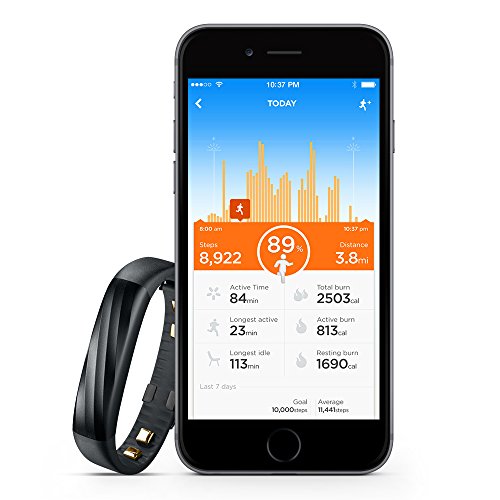 Jawbone UP3 Bluetooth Aktivitäts-/Schlaftracker-Armband (für Apple iOS und Android) Schwarz Cross - 8