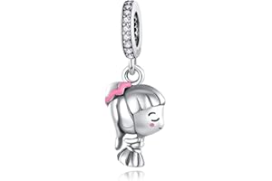 H.ZHENYUE Abalorio de plata de ley 925 con diseños de Boy Magic School Spider Hero Animal Cartoon Planet War para mujeres collares Pulsera regalo con Circonita Cúbica,3 unidades por paquete