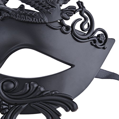 Coofit Mens Maskerade Maske Gesicht Griechischen und Römischen Stil Venezianische Halbmaske - 5