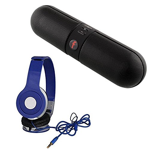 Elevea Pill Bluetooth Speaker with Mega Bass Ear Headphone for All Smartphones/iOS Device RS.649 (75.00% Off) - Amazon