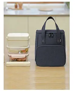 Rhyhorn Travel Lunch/Tiffin/Storage Bag with Picnic Tote Cooler Bag,Wide-Open Lunch Organizer with Side Pocket for Women Kids Men Office,College & School,Kitchen Extra Large