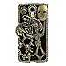 Produktbild spritech (TM) 3D Persönlichkeit Devil Totenkopf Decor bronze-colored Hartschale Caver Fall, Style-1, Samsung Galaxy Mega 2 G750 G750A
