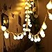 Produktbild YOEEKU LED Globe Lichterkette Innen Deko Glühbirne 10 Meter 100er DC 31V [Energieklasse A+++] (Warmweiß)