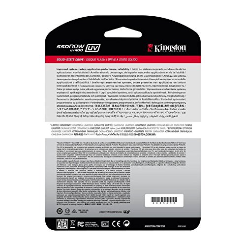Kingston SSD Now UV400 - Disco Duro S  lido de 120 GB  2 5   SATA 3 