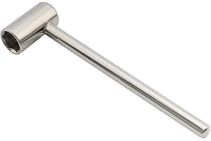 Musiclily Pro 7mm Acier Clé Pipe Truss Rod pour Guitare type PRS/Jackson/Ibanez, Nickel