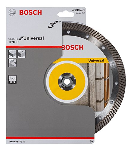 BOSCH Diamanttrennscheibe Expert für Universal Turbo, 230 x 22,23 x 2,8 x 12 mm, 2608602578 - 2