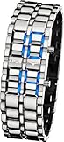 APUS Zeta Silver Blue AS-ZT-SB LED Uhr fÃ¼r Herren Design Highlight