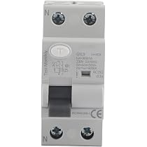 Interruttore Differenziale 2P 25A 300mA - Protezione Corrente Dispersione 230V - Per Casa E Ufficio