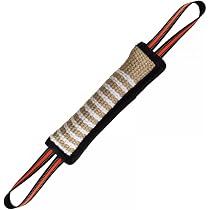 DONGKER Beißwurst Aus Jute Für Hunde – 1 Griff, 7 Cm Breit, Robust Für Training & Tauziehen