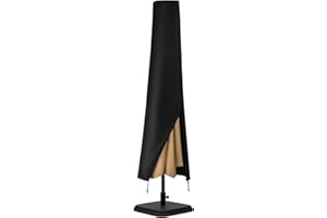Flatro Parasol Covers Waterproof with Zipper (170 * 25 * 50 cm) - Parasol Covers Heavy Duty for Garden and Outdoor - Rip Proof, UV Protection and Weather Resistant Parasol Cover for Garden Umbrella