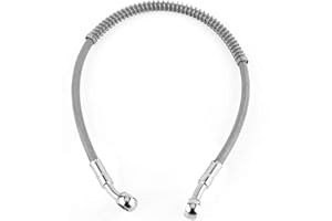 ZOUXO VGEBY1 Motorcycle Brake Fuel Tube Car Oil Hose,39cm-70cm Motorcycle Brake Clutch Oil Hoses Line Pipe Fitting Stainless Steel Braided.(70CM)