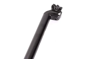 KHEBIKES KHE BMX Patent Seat Post 350 mm 25.4 mm Aluminium Only 290 g Adjustable Black