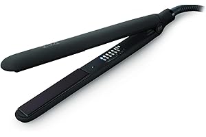 Diva Pro Styling Digital Straightener and Styler Onyx with Macadamia Argan Oil and Keratin Infused Ceramic Plates