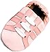 MiniFeet Soft Leather Baby Shoes, Pink Trainer 6-12 Months