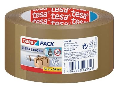 Tesa 57177-05-HAV Ruban adhésif d'emballage en PVC 65 microns 50 x 66 m Lot de 6