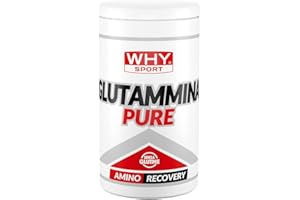 WHY SPORT GLUTAMMINA PURE - Aminoacidi - Integratore Alimentare a Base di L-Glutammina - 500 gr