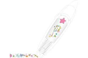 Aumude Penna decorativa fai da te con simpatici animali a pressione, 2023 nuova penna per nastro decorativo in pizzo fai da te, penna a nastro di correzione carino cartone animato, carino nastro di