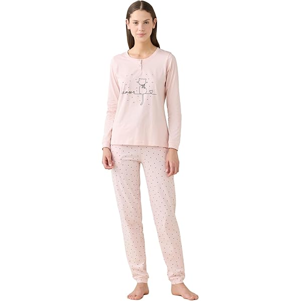 Pigiama Corto Donna In Puro Cotone 100% - Set Top A Maniche Corte E Shorts Con Stampa Margherite - 2