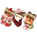 Produktbild Klein Weihnachtssocke Nikolaussocke Socken zum Befüllen Weihnachten Weihnachtsaktivität (3 Stück eine Packung)