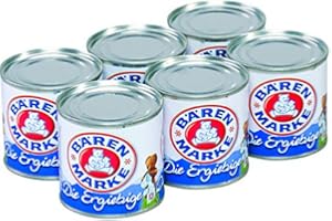 BÄRENEIGENMARKE Bärenmarke Kondensmilch, Die Ergiebige, 10%, 6 Dosen à 340 g (2.040 g)