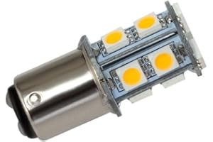 GRV Ba15d 1142 1076 1176 High Bright Led Bulb 13leds 5050 SMD 12v 24v Warm White Pack of 10