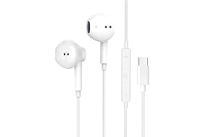 UCGOU Cuffie USB Type C Hi-Fi Stereo Con Microfono Auricolari In-Ear, per Google Pixel 7 6A, Samsung Galaxy S23 Ultra A53/54 S22/21 S20,Huawei P30 pro/P40,OnePlus 11/10