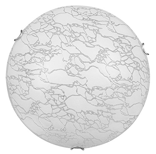 Preisvergleich Produktbild Rabalux 3395 Meryl, Wand- und Deckenleuchte, Weiß-Chromfarbene Kralle