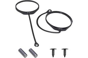 Lumi Zenva Línea De La Tapa Del Tanque De Combustible Correa De Fijación Para Tapón De Depósito 2 Piezas De Goma Ajustable Correas Rectas Y Curvadas Para Coches Con Cuerda Y Ojal Fijación Robusta