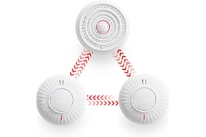 VELTZ Wireless Interlinked Smoke & Heat Alarm Bundle | Scotland & England Law Compliant | 10 Year Battery Life | CE & BS Certified | LINKD Alarms | Pre Linked | Easy Set Up | UK Phone & Email Support