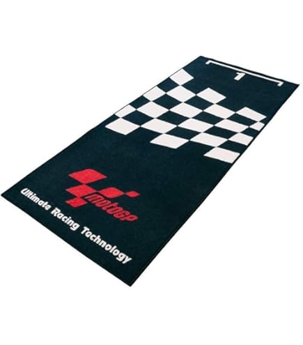 Tapis De Garage Pour Moto - 220x80 Cm - Absorbant Huile Et Essence - Antidérapant Et Ignifuge - Design BMW - Protège Le Sol