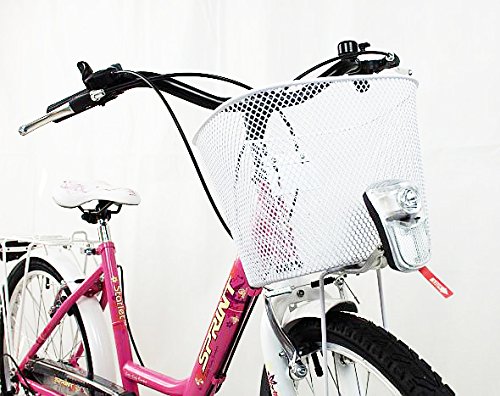 24 Zoll Kinderfahrrad Cityfahrrad Mädchenfahrrad Kinder City Fahrrad Citybike Starlet Pinkweiss 6 Gang SHIMANO mit Korb - 6