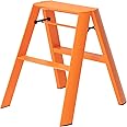 Hasegawa Ladders Lucano Step Ladder, 2-Step Orange