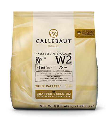 Preisvergleich Produktbild Callebaut Callets W2 Weiße Schokolade Kuvertüre 400g