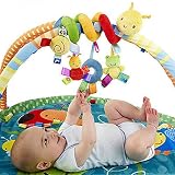 New Baby Cot Spiral Activity Hanging Decoration Baby Toys Cot Car Seat Pram Xmas Gifts Baby Boy Tag