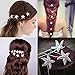Bodhi2000® 6 Pcs Womens Starfish Crystal Hair Pins U-shape Hair Clips