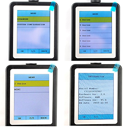 Version 4.0 Creator C110 BMW Code Reader Airbag/ABS/SRS Diagnostic Scan Tool for BMW c110, [Importado de Reino Unido]