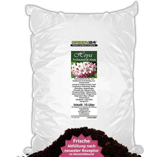 Hoya-Erde Substrat 10L für Wachsblumen Porzellanblumen der Pflanzen-Sorten Carnosa, Kerrii u.a.