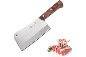 SHI BA ZI ZUO Coltello da macellaio resistente per tagliare le ossa, robusto coltello da cucina