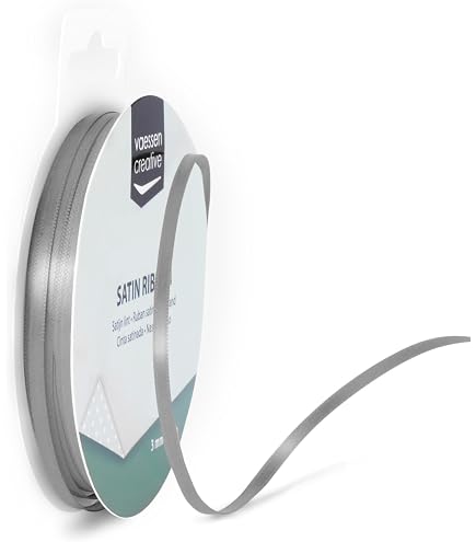 Ruban Satin Double Face Vaessen Creative - Pour Emballage Et Décoration