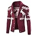 Produktbild Kobay Herren Winter Weihnachten Pullover Strickjacke Weihnachten Strick Mantel Jacke Sweatshirt