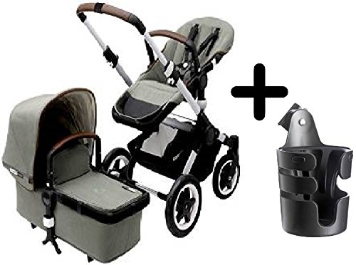 Bugaboo Buffalo Escape Complete Stroller 2015, Balsam Green + Bugaboo Cup Holder by Bugaboo