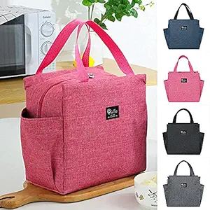 Cloyster Insulated Lunch Bag for Work Thermal Lunch Tote Bags for Men Women Thermal Lunch Cooler Tote Bags for Kids School Leak-Proof Waterproof for Picnic || Random Color